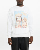 Vintage Madonna Dell'Arco Sweatshirt <br>L , The Real Deal , newtown, sydney, australia, thrift store, opshop, preloved, secondhand, sustainable, retro, antique, 70s, 80s, 90s, 2000s, 00s, fashion, clothing, streetwear, trendy, garment, style, boutique, store, shop, archive, sale, cheap, best, top