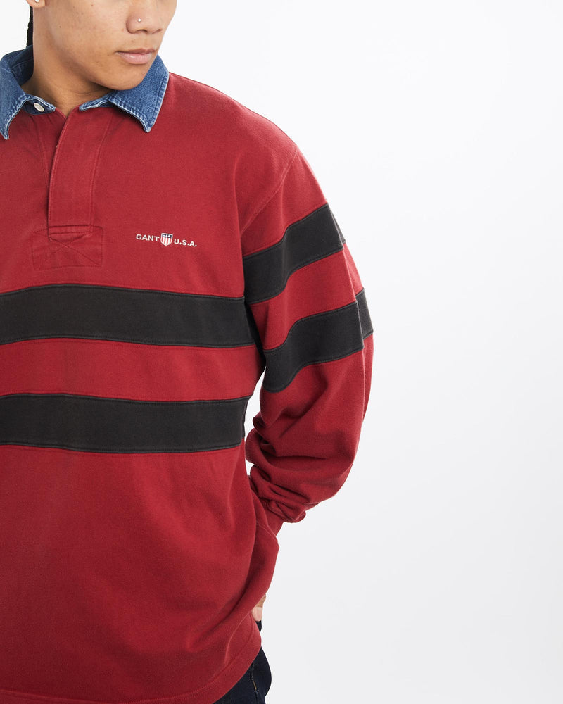 Vintage, Gant, USA, Rugby, Shirt, The Real Deal, size large, colour Multicolour, newtown, sydney, australia, thrift store, opshop, preloved, secondhand, sustainable, retro, antique, 70s, 80s, 90s, 2000s, 00s, fashion, clothing, streetwear, trendy, garment, style, boutique, store, shop, archive, sale, cheap, best, top, Shirts