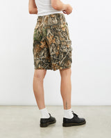 Vintage, Realtree, Camo, Cargo, Shorts, The Real Deal, size 30", colour Green, newtown, sydney, australia, thrift store, opshop, preloved, secondhand, sustainable, retro, antique, 70s, 80s, 90s, 2000s, 00s, fashion, clothing, streetwear, trendy, garment, style, boutique, store, shop, archive, sale, cheap, best, top, Shorts