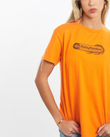 Vintage, Harley, Davidson, Tee, The Real Deal, size extra small, colour Orange, newtown, sydney, australia, thrift store, opshop, preloved, secondhand, sustainable, retro, antique, 70s, 80s, 90s, 2000s, 00s, fashion, clothing, streetwear, trendy, garment, style, boutique, store, shop, archive, sale, cheap, best, top, T-Shirts