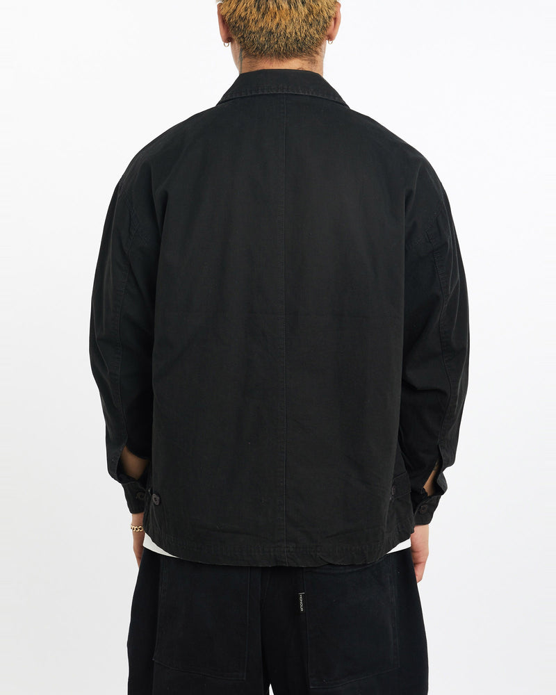 Vintage, 90s, Polo, Ralph, Lauren, Harrington, Jacket, The Real Deal, size extra large, colour Black, newtown, sydney, australia, thrift store, opshop, preloved, secondhand, sustainable, retro, antique, 70s, 80s, 90s, 2000s, 00s, fashion, clothing, streetwear, trendy, garment, style, boutique, store, shop, archive, sale, cheap, best, top, Jackets