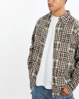 Vintage, Chaps, Ralph, Lauren, Patch, Work, Button, Up, Shirt, The Real Deal, size extra large, colour Brown, newtown, sydney, australia, thrift store, opshop, preloved, secondhand, sustainable, retro, antique, 70s, 80s, 90s, 2000s, 00s, fashion, clothing, streetwear, trendy, garment, style, boutique, store, shop, archive, sale, cheap, best, top, Shirts