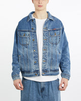 Vintage, Wrangler, Blanket, Lined, Denim, Jacket, The Real Deal, size extra large, colour Blue, newtown, sydney, australia, thrift store, opshop, preloved, secondhand, sustainable, retro, antique, 70s, 80s, 90s, 2000s, 00s, fashion, clothing, streetwear, trendy, garment, style, boutique, store, shop, archive, sale, cheap, best, top, Jackets