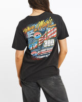 New, England, Motor, Speedway, Racing, Tee, The Real Deal, size medium, colour Black, newtown, sydney, australia, thrift store, opshop, preloved, secondhand, sustainable, retro, antique, 70s, 80s, 90s, 2000s, 00s, fashion, clothing, streetwear, trendy, garment, style, boutique, store, shop, archive, sale, cheap, best, top, T-Shirts