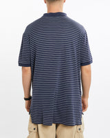 Vintage, 90s, Polo, Ralph, Lauren, Polo, Shirt, The Real Deal, size large, colour Navy, newtown, sydney, australia, thrift store, opshop, preloved, secondhand, sustainable, retro, antique, 70s, 80s, 90s, 2000s, 00s, fashion, clothing, streetwear, trendy, garment, style, boutique, store, shop, archive, sale, cheap, best, top, Shirts