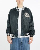 Vintage, 90s, NFL, Dallas, Cowboys, Satin, Bomber, Jacket, The Real Deal, size extra large, colour Navy, newtown, sydney, australia, thrift store, opshop, preloved, secondhand, sustainable, retro, antique, 70s, 80s, 90s, 2000s, 00s, fashion, clothing, streetwear, trendy, garment, style, boutique, store, shop, archive, sale, cheap, best, top, Jackets