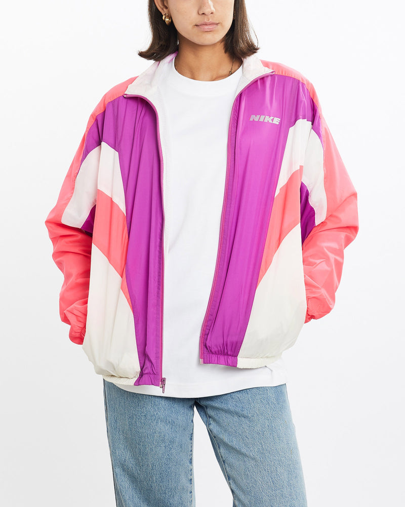 Vintage, 90s, Nike, Track, Jacket, The Real Deal, size small, colour Multicolour, newtown, sydney, australia, thrift store, opshop, preloved, secondhand, sustainable, retro, antique, 70s, 80s, 90s, 2000s, 00s, fashion, clothing, streetwear, trendy, garment, style, boutique, store, shop, archive, sale, cheap, best, top, Jackets