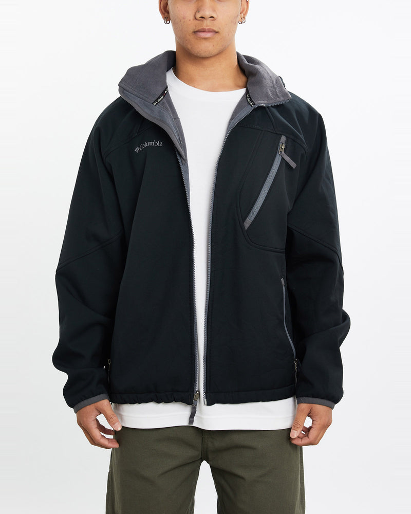 Vintage, Columbia, Neoprene, Jacket, The Real Deal, size large, colour Black, newtown, sydney, australia, thrift store, opshop, preloved, secondhand, sustainable, retro, antique, 70s, 80s, 90s, 2000s, 00s, fashion, clothing, streetwear, trendy, garment, style, boutique, store, shop, archive, sale, cheap, best, top, Jackets