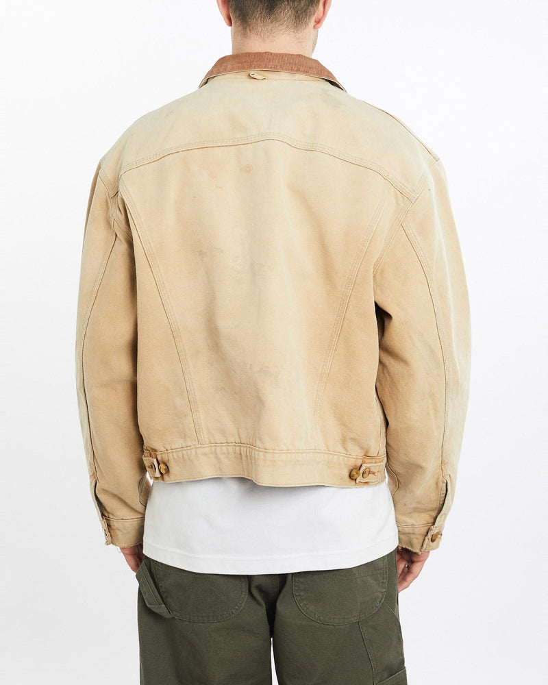 Vintage, Carhartt, Dayton, Trucker', Jacket, The Real Deal, size extra large, colour Beige, newtown, sydney, australia, thrift store, opshop, preloved, secondhand, sustainable, retro, antique, 70s, 80s, 90s, 2000s, 00s, fashion, clothing, streetwear, trendy, garment, style, boutique, store, shop, archive, sale, cheap, best, top, Jackets
