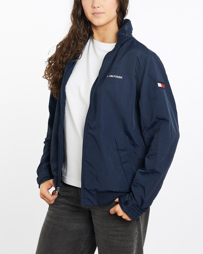 Vintage, Tommy, Hilfiger, Windbreaker, Jacket, The Real Deal, size medium, colour Navy, newtown, sydney, australia, thrift store, opshop, preloved, secondhand, sustainable, retro, antique, 70s, 80s, 90s, 2000s, 00s, fashion, clothing, streetwear, trendy, garment, style, boutique, store, shop, archive, sale, cheap, best, top, Jackets