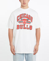 Vintage, 90s, NBA, Chicago, Bulls, Tee, The Real Deal, size double extra large, colour White, newtown, sydney, australia, thrift store, opshop, preloved, secondhand, sustainable, retro, antique, 70s, 80s, 90s, 2000s, 00s, fashion, clothing, streetwear, trendy, garment, style, boutique, store, shop, archive, sale, cheap, best, top, T-Shirts