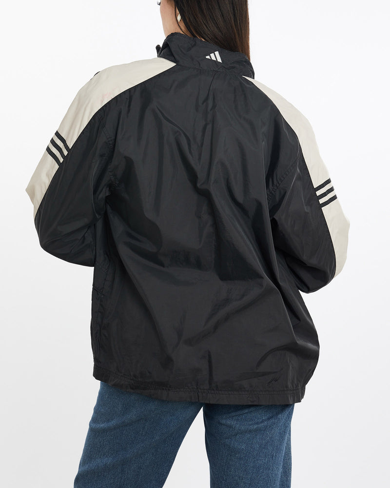 Vintage, 90s, Adidas, Windbreaker, Jacket, The Real Deal, size medium, colour Multicolour, newtown, sydney, australia, thrift store, opshop, preloved, secondhand, sustainable, retro, antique, 70s, 80s, 90s, 2000s, 00s, fashion, clothing, streetwear, trendy, garment, style, boutique, store, shop, archive, sale, cheap, best, top, Jackets