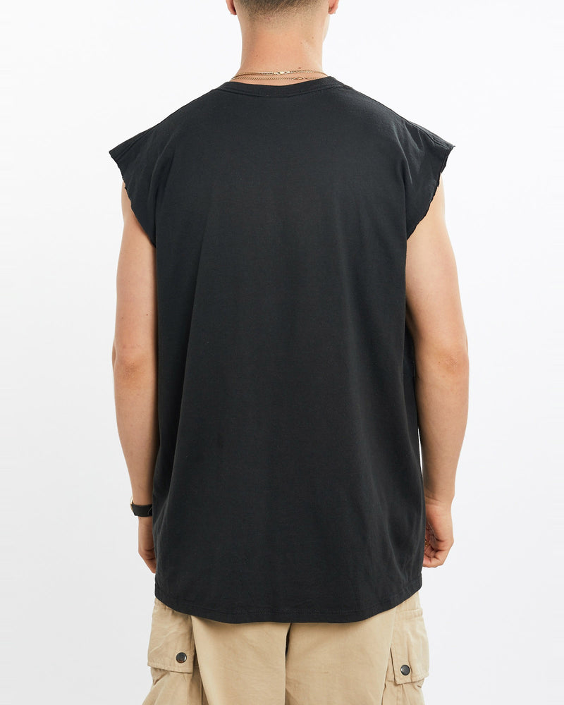 Vintage, 90s, Disney, Mickey, Mouse, Tank, The Real Deal, size large, colour Black, newtown, sydney, australia, thrift store, opshop, preloved, secondhand, sustainable, retro, antique, 70s, 80s, 90s, 2000s, 00s, fashion, clothing, streetwear, trendy, garment, style, boutique, store, shop, archive, sale, cheap, best, top, T-Shirts