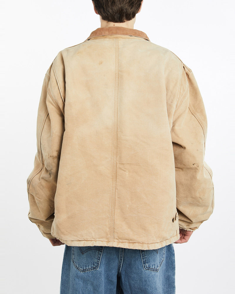 Vintage, Carhartt, Arctic', Insulated, Jacket, The Real Deal, size double extra large, colour Beige, newtown, sydney, australia, thrift store, opshop, preloved, secondhand, sustainable, retro, antique, 70s, 80s, 90s, 2000s, 00s, fashion, clothing, streetwear, trendy, garment, style, boutique, store, shop, archive, sale, cheap, best, top, Jackets