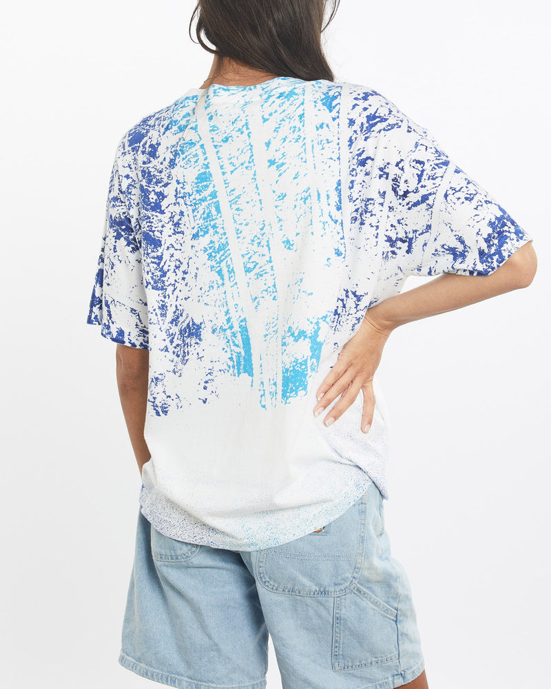 Vintage, 90s, Wolf, Wildlife, Tee, The Real Deal, size medium, colour Multicolour, newtown, sydney, australia, thrift store, opshop, preloved, secondhand, sustainable, retro, antique, 70s, 80s, 90s, 2000s, 00s, fashion, clothing, streetwear, trendy, garment, style, boutique, store, shop, archive, sale, cheap, best, top, T-Shirts