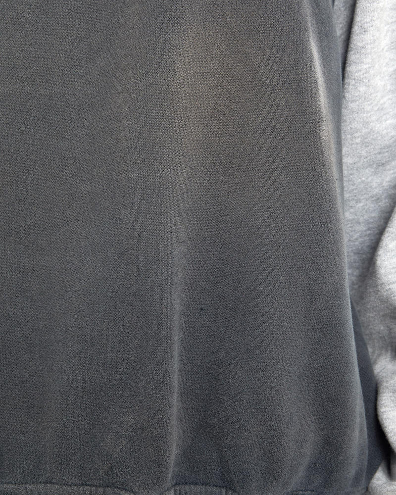 Vintage, 90s, Adidas, Collared, Sweatshirt, The Real Deal, size small, colour Grey, newtown, sydney, australia, thrift store, opshop, preloved, secondhand, sustainable, retro, antique, 70s, 80s, 90s, 2000s, 00s, fashion, clothing, streetwear, trendy, garment, style, boutique, store, shop, archive, sale, cheap, best, top, Sweats and hoodies