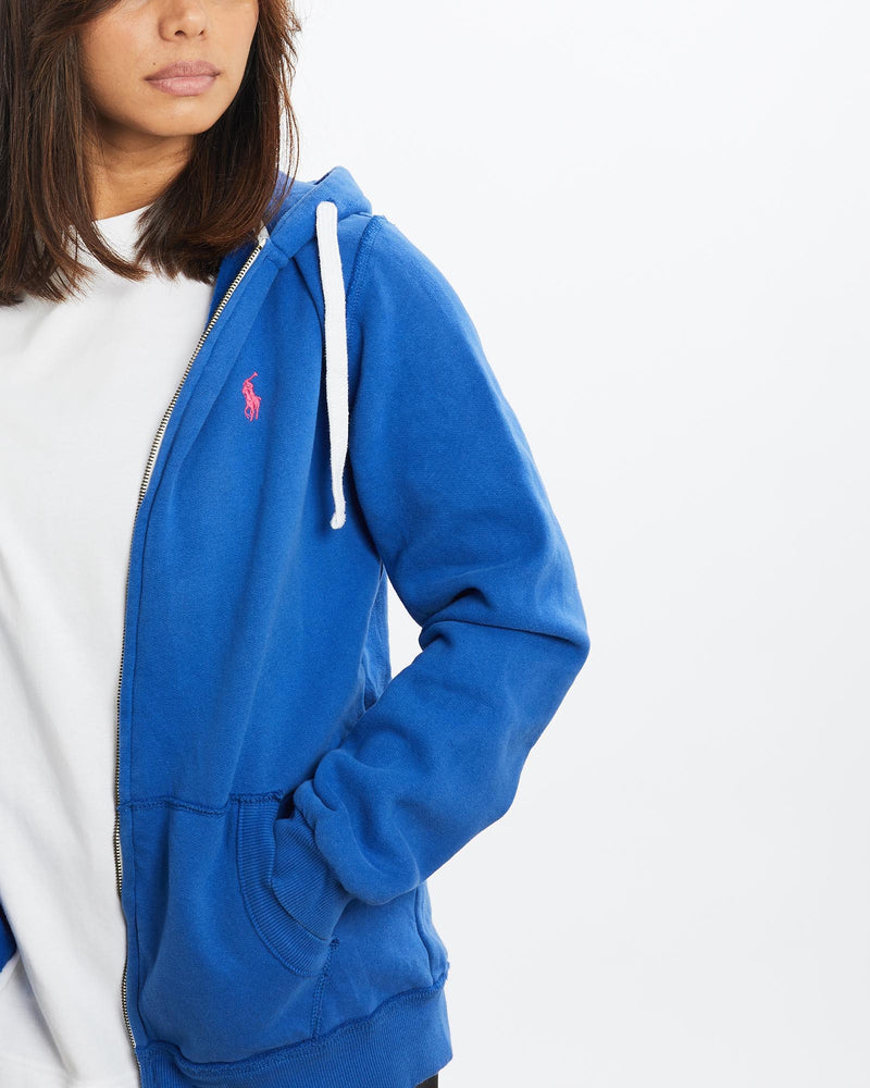 Vintage, Polo, Ralph, Lauren, Hooded, Sweatshirt, The Real Deal, size extra small, colour Grey, newtown, sydney, australia, thrift store, opshop, preloved, secondhand, sustainable, retro, antique, 70s, 80s, 90s, 2000s, 00s, fashion, clothing, streetwear, trendy, garment, style, boutique, store, shop, archive, sale, cheap, best, top, Sweats and hoodies