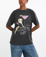 Vintage, Betty, Boop, Las, Vegas, Cartoon, Tee, The Real Deal, size medium, colour Black, newtown, sydney, australia, thrift store, opshop, preloved, secondhand, sustainable, retro, antique, 70s, 80s, 90s, 2000s, 00s, fashion, clothing, streetwear, trendy, garment, style, boutique, store, shop, archive, sale, cheap, best, top, T-Shirts