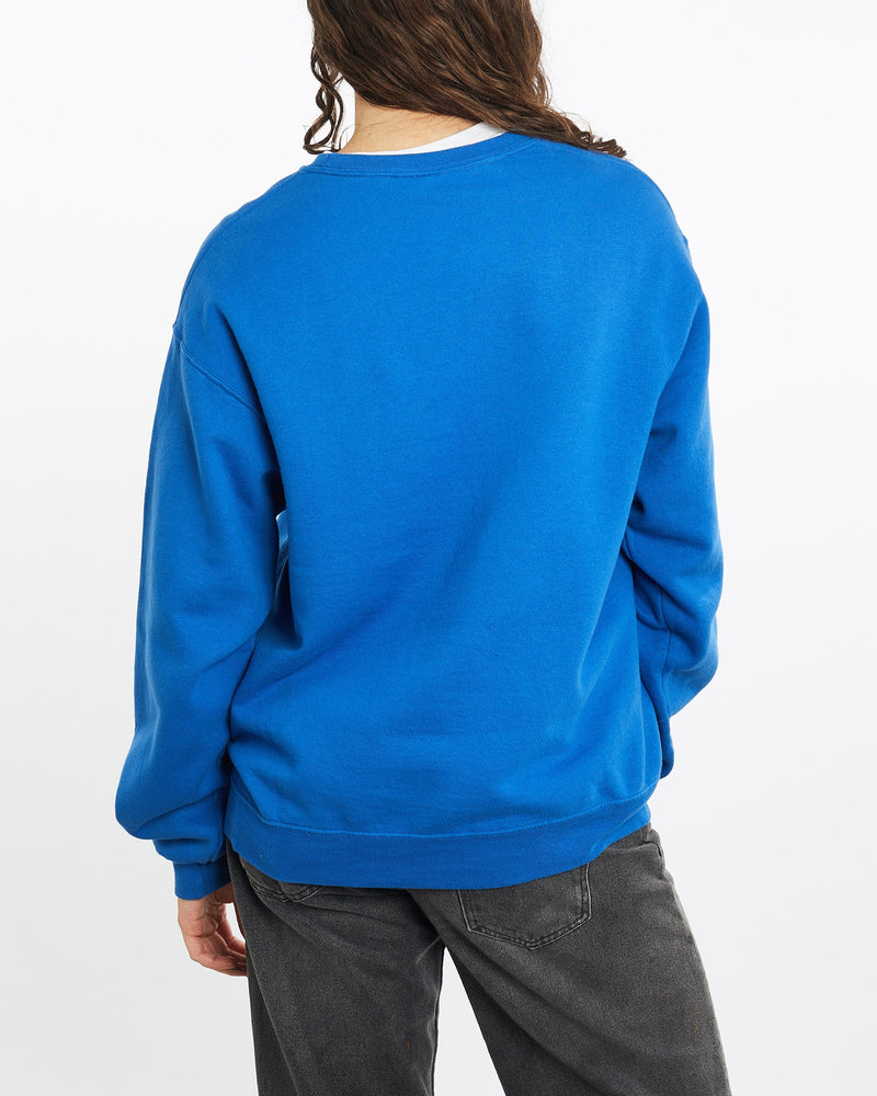 Vintage, Nike, Sweatshirt, The Real Deal, size large, colour Blue, newtown, sydney, australia, thrift store, opshop, preloved, secondhand, sustainable, retro, antique, 70s, 80s, 90s, 2000s, 00s, fashion, clothing, streetwear, trendy, garment, style, boutique, store, shop, archive, sale, cheap, best, top, Sweats and hoodies