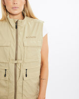 Vintage, Columbia, Tech, Vest, The Real Deal, size medium, colour Beige, newtown, sydney, australia, thrift store, opshop, preloved, secondhand, sustainable, retro, antique, 70s, 80s, 90s, 2000s, 00s, fashion, clothing, streetwear, trendy, garment, style, boutique, store, shop, archive, sale, cheap, best, top, Jackets