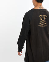 Vintage, Harley, Davidson, Thermal, Long, Sleeve, Tee, The Real Deal, size double extra large, colour Black, newtown, sydney, australia, thrift store, opshop, preloved, secondhand, sustainable, retro, antique, 70s, 80s, 90s, 2000s, 00s, fashion, clothing, streetwear, trendy, garment, style, boutique, store, shop, archive, sale, cheap, best, top, T-Shirts