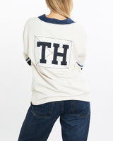 Vintage, Tommy, Hilfiger, Rugby, Shirt, The Real Deal, size medium, colour White, newtown, sydney, australia, thrift store, opshop, preloved, secondhand, sustainable, retro, antique, 70s, 80s, 90s, 2000s, 00s, fashion, clothing, streetwear, trendy, garment, style, boutique, store, shop, archive, sale, cheap, best, top, Shirts