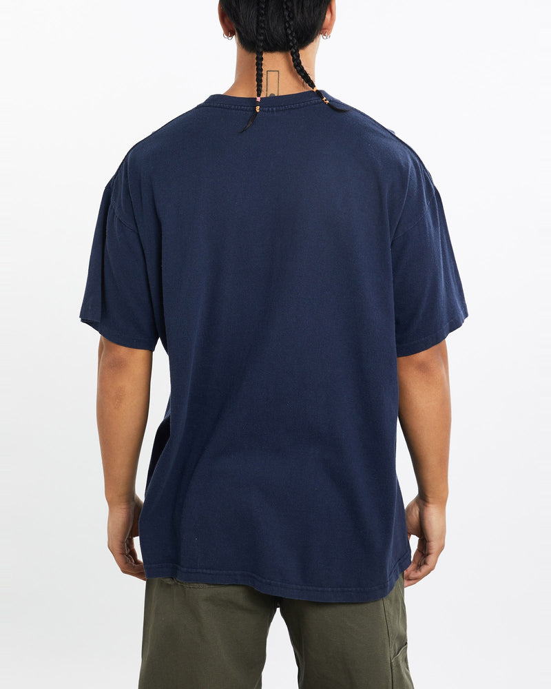 Vintage, 1998, NFL, Denver, Broncos, Super, Bowl, Tee, The Real Deal, size large, colour Navy, newtown, sydney, australia, thrift store, opshop, preloved, secondhand, sustainable, retro, antique, 70s, 80s, 90s, 2000s, 00s, fashion, clothing, streetwear, trendy, garment, style, boutique, store, shop, archive, sale, cheap, best, top, T-Shirts