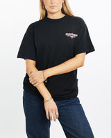 Vintage, 90s, Harley, Davidson, Cafe, Tee, The Real Deal, size medium, colour Black, newtown, sydney, australia, thrift store, opshop, preloved, secondhand, sustainable, retro, antique, 70s, 80s, 90s, 2000s, 00s, fashion, clothing, streetwear, trendy, garment, style, boutique, store, shop, archive, sale, cheap, best, top, T-Shirts