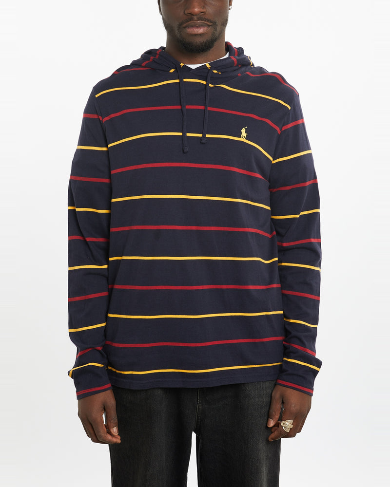 Vintage Polo Ralph Lauren Lightweight Hooded Sweatshirt <br>L , The Real Deal , newtown, sydney, australia, thrift store, opshop, preloved, secondhand, sustainable, retro, antique, 70s, 80s, 90s, 2000s, 00s, fashion, clothing, streetwear, trendy, garment, style, boutique, store, shop, archive, sale, cheap, best, top