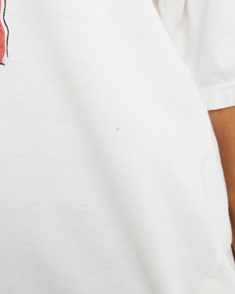 Vintage, 90s, Swatch, Tee, The Real Deal, size medium, colour White, newtown, sydney, australia, thrift store, opshop, preloved, secondhand, sustainable, retro, antique, 70s, 80s, 90s, 2000s, 00s, fashion, clothing, streetwear, trendy, garment, style, boutique, store, shop, archive, sale, cheap, best, top, T-Shirts