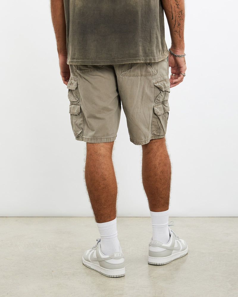 Vintage, Wrangler, Cargo, Shorts, The Real Deal, size 35", colour Brown, newtown, sydney, australia, thrift store, opshop, preloved, secondhand, sustainable, retro, antique, 70s, 80s, 90s, 2000s, 00s, fashion, clothing, streetwear, trendy, garment, style, boutique, store, shop, archive, sale, cheap, best, top, Shorts