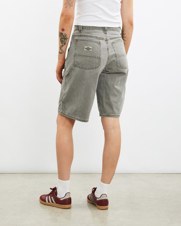 Vintage, Lee, Denim, Carpenter, Shorts, The Real Deal, size 30", colour Grey, newtown, sydney, australia, thrift store, opshop, preloved, secondhand, sustainable, retro, antique, 70s, 80s, 90s, 2000s, 00s, fashion, clothing, streetwear, trendy, garment, style, boutique, store, shop, archive, sale, cheap, best, top, Shorts