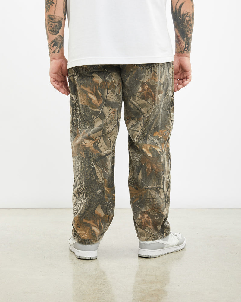 Vintage Levi's 'Double Knee' Realtree Camo Pants <br>40" , The Real Deal , newtown, sydney, australia, thrift store, opshop, preloved, secondhand, sustainable, retro, antique, 70s, 80s, 90s, 2000s, 00s, fashion, clothing, streetwear, trendy, garment, style, boutique, store, shop, archive, sale, cheap, best, top