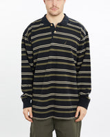 Vintage, Nautica, Long, Sleeve, Polo, Shirt, The Real Deal, size extra large, colour Multicolour, newtown, sydney, australia, thrift store, opshop, preloved, secondhand, sustainable, retro, antique, 70s, 80s, 90s, 2000s, 00s, fashion, clothing, streetwear, trendy, garment, style, boutique, store, shop, archive, sale, cheap, best, top, Shirts