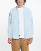 Vintage 90s Nautica Chambray Button Up Shirt <br>L , The Real Deal , newtown, sydney, australia, thrift store, opshop, preloved, secondhand, sustainable, retro, antique, 70s, 80s, 90s, 2000s, 00s, fashion, clothing, streetwear, trendy, garment, style, boutique, store, shop, archive, sale, cheap, best, top