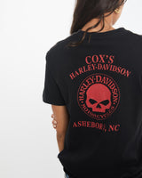 Vintage, Y2K, Harley, Davidson, Tee, The Real Deal, size small, colour Black, newtown, sydney, australia, thrift store, opshop, preloved, secondhand, sustainable, retro, antique, 70s, 80s, 90s, 2000s, 00s, fashion, clothing, streetwear, trendy, garment, style, boutique, store, shop, archive, sale, cheap, best, top, T-Shirts