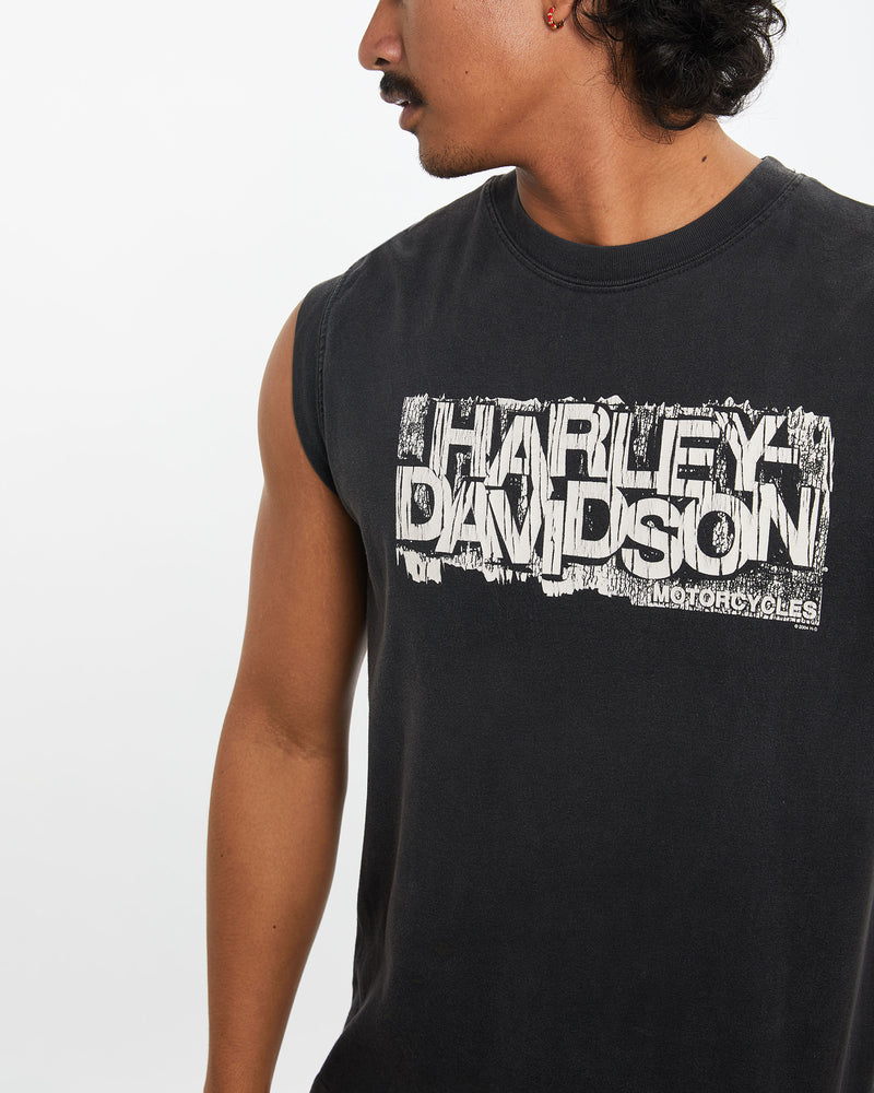 Vintage Harley Davidson Tank <br>M , The Real Deal , newtown, sydney, australia, thrift store, opshop, preloved, secondhand, sustainable, retro, antique, 70s, 80s, 90s, 2000s, 00s, fashion, clothing, streetwear, trendy, garment, style, boutique, store, shop, archive, sale, cheap, best, top