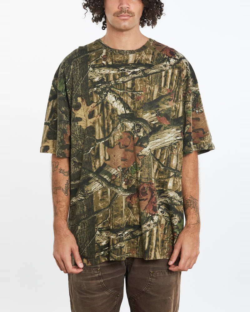 Vintage 90s Russell Athletic Realtree Camo Tee <br>XXL , The Real Deal , newtown, sydney, australia, thrift store, opshop, preloved, secondhand, sustainable, retro, antique, 70s, 80s, 90s, 2000s, 00s, fashion, clothing, streetwear, trendy, garment, style, boutique, store, shop, archive, sale, cheap, best, top