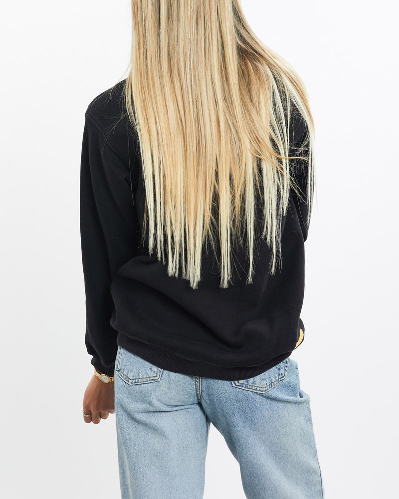 Vintage, NFL, Pittsburgh, Steelers, Sweatshirt, The Real Deal, size extra small, colour Black, newtown, sydney, australia, thrift store, opshop, preloved, secondhand, sustainable, retro, antique, 70s, 80s, 90s, 2000s, 00s, fashion, clothing, streetwear, trendy, garment, style, boutique, store, shop, archive, sale, cheap, best, top, Sweats and hoodies