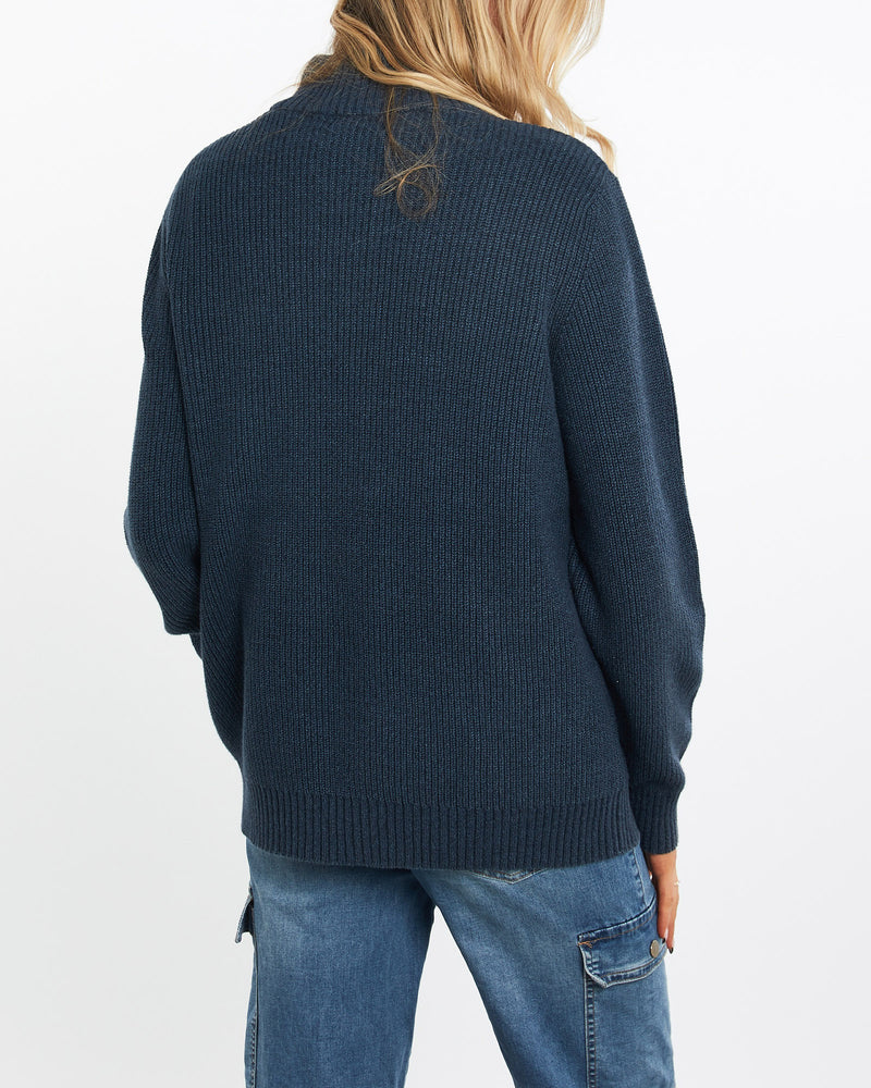 Vintage, 90s, Polo, Ralph, Lauren, Knit, Sweater, The Real Deal, size medium, colour Navy, newtown, sydney, australia, thrift store, opshop, preloved, secondhand, sustainable, retro, antique, 70s, 80s, 90s, 2000s, 00s, fashion, clothing, streetwear, trendy, garment, style, boutique, store, shop, archive, sale, cheap, best, top, Sweats and hoodies