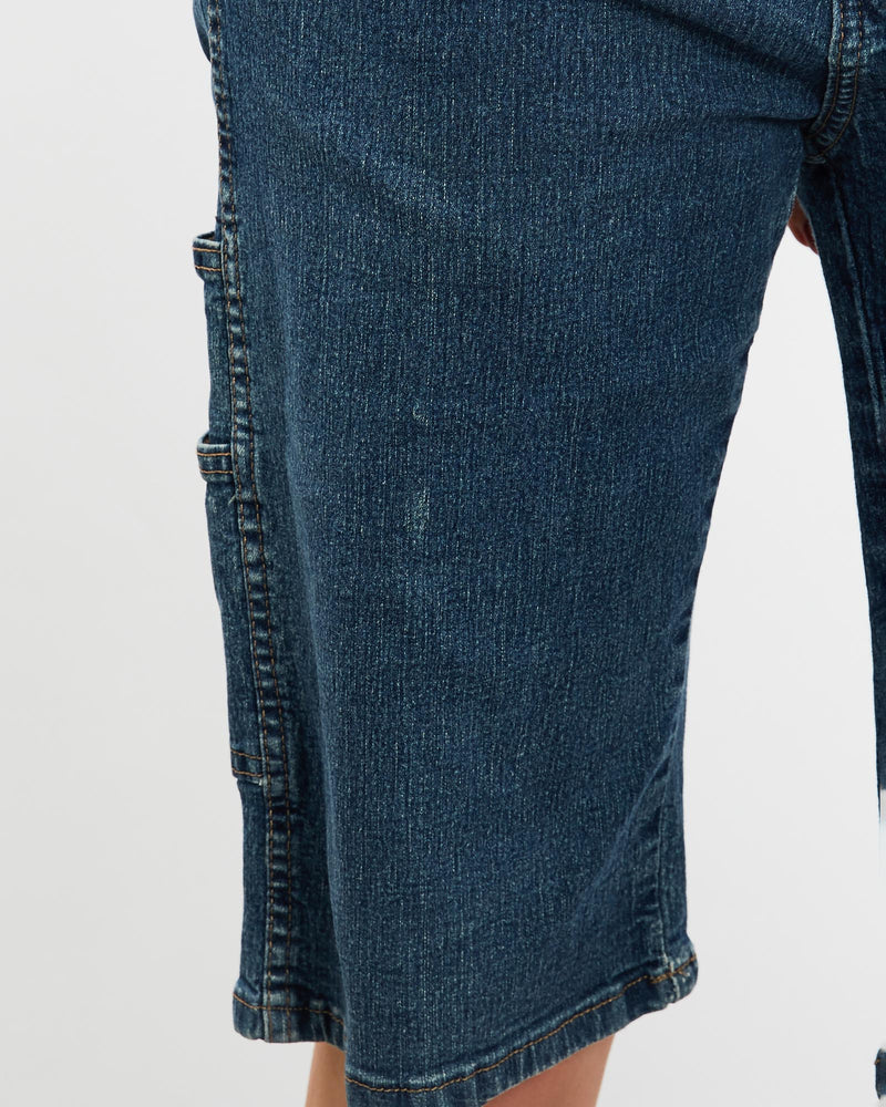 Vintage, Dickies, Denim, Carpenter, Shorts, The Real Deal, size 31", colour Blue, newtown, sydney, australia, thrift store, opshop, preloved, secondhand, sustainable, retro, antique, 70s, 80s, 90s, 2000s, 00s, fashion, clothing, streetwear, trendy, garment, style, boutique, store, shop, archive, sale, cheap, best, top, Shorts