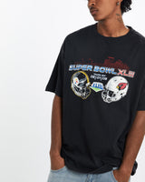 Vintage, NFL, Steelere, vs, Cardinals, Super, Bowl, Tee, The Real Deal, size large, colour Black, newtown, sydney, australia, thrift store, opshop, preloved, secondhand, sustainable, retro, antique, 70s, 80s, 90s, 2000s, 00s, fashion, clothing, streetwear, trendy, garment, style, boutique, store, shop, archive, sale, cheap, best, top, T-Shirts