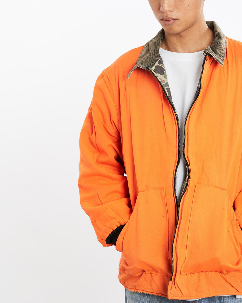 Vintage, 90s, Duck, Camo, Reversible, Jacket, The Real Deal, size large, colour Multicolour, newtown, sydney, australia, thrift store, opshop, preloved, secondhand, sustainable, retro, antique, 70s, 80s, 90s, 2000s, 00s, fashion, clothing, streetwear, trendy, garment, style, boutique, store, shop, archive, sale, cheap, best, top, Jackets