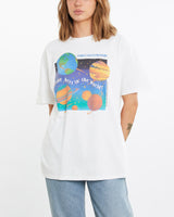 Vintage, 90s, Templeton, Elementary, Planet, Tee, The Real Deal, size medium, colour White, newtown, sydney, australia, thrift store, opshop, preloved, secondhand, sustainable, retro, antique, 70s, 80s, 90s, 2000s, 00s, fashion, clothing, streetwear, trendy, garment, style, boutique, store, shop, archive, sale, cheap, best, top, T-Shirts