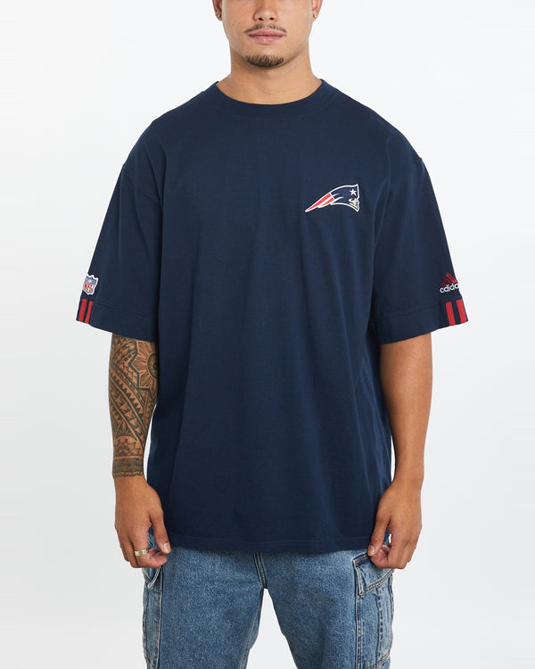 Vintage Adidas NFL New England Patriots Tee <br>XL , The Real Deal , newtown, sydney, australia, thrift store, opshop, preloved, secondhand, sustainable, retro, antique, 70s, 80s, 90s, 2000s, 00s, fashion, clothing, streetwear, trendy, garment, style, boutique, store, shop, archive, sale, cheap, best, top