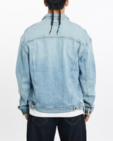 Vintage, Lee, Denim, Jacket, The Real Deal, size large, colour Blue, newtown, sydney, australia, thrift store, opshop, preloved, secondhand, sustainable, retro, antique, 70s, 80s, 90s, 2000s, 00s, fashion, clothing, streetwear, trendy, garment, style, boutique, store, shop, archive, sale, cheap, best, top, Jackets