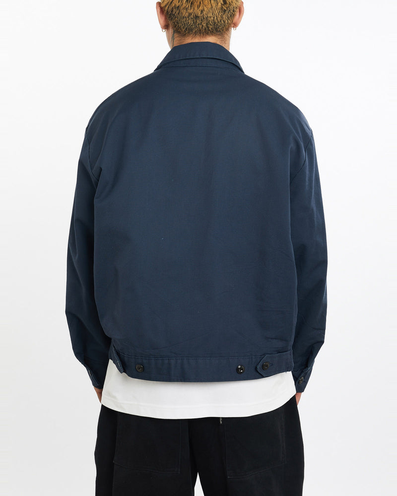 Vintage, 90s, Chain, Stitch, Mechanic, Jacket, The Real Deal, size extra large, colour Navy, newtown, sydney, australia, thrift store, opshop, preloved, secondhand, sustainable, retro, antique, 70s, 80s, 90s, 2000s, 00s, fashion, clothing, streetwear, trendy, garment, style, boutique, store, shop, archive, sale, cheap, best, top, Jackets