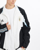 Vintage, Adidas, Argentina, Football, Track, Jacket, The Real Deal, size large, colour White, newtown, sydney, australia, thrift store, opshop, preloved, secondhand, sustainable, retro, antique, 70s, 80s, 90s, 2000s, 00s, fashion, clothing, streetwear, trendy, garment, style, boutique, store, shop, archive, sale, cheap, best, top, Jackets