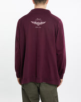 Vintage, Harley, Davidson, Full, Zip, Sweatshirt, The Real Deal, size extra large, colour Burgundy, newtown, sydney, australia, thrift store, opshop, preloved, secondhand, sustainable, retro, antique, 70s, 80s, 90s, 2000s, 00s, fashion, clothing, streetwear, trendy, garment, style, boutique, store, shop, archive, sale, cheap, best, top, Sweats and hoodies