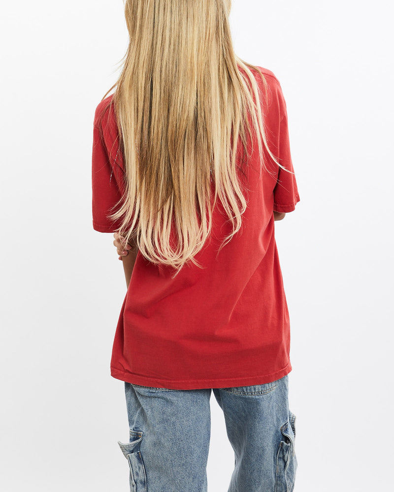 Vintage, Nike, Tee, The Real Deal, size small, colour Red, newtown, sydney, australia, thrift store, opshop, preloved, secondhand, sustainable, retro, antique, 70s, 80s, 90s, 2000s, 00s, fashion, clothing, streetwear, trendy, garment, style, boutique, store, shop, archive, sale, cheap, best, top, T-Shirts